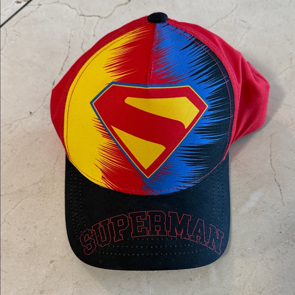 Superman Red and Black Cap